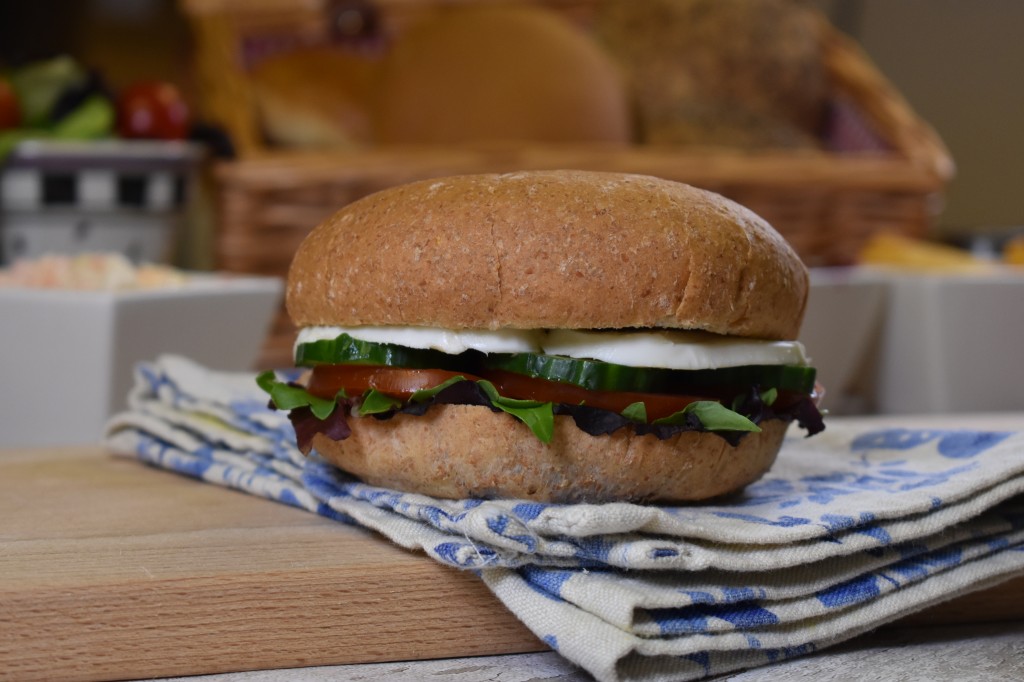 Large Wholemeal Sliced Bap (Teacake)